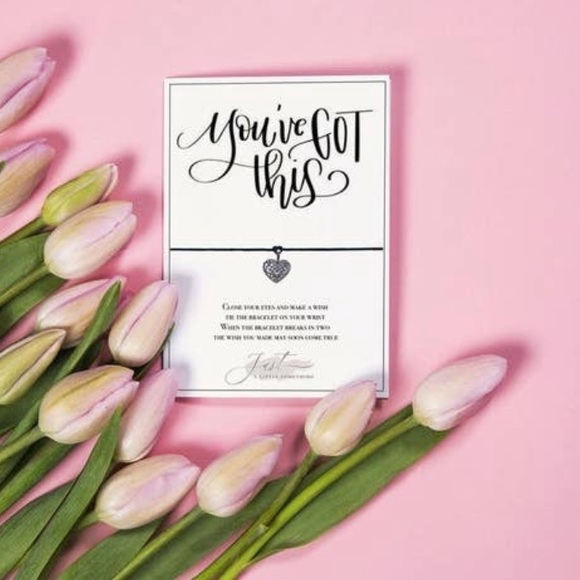 You Got This Inspirational Wish Bracelet - Small gift, big meaning - Heart - Picture 3 of 4